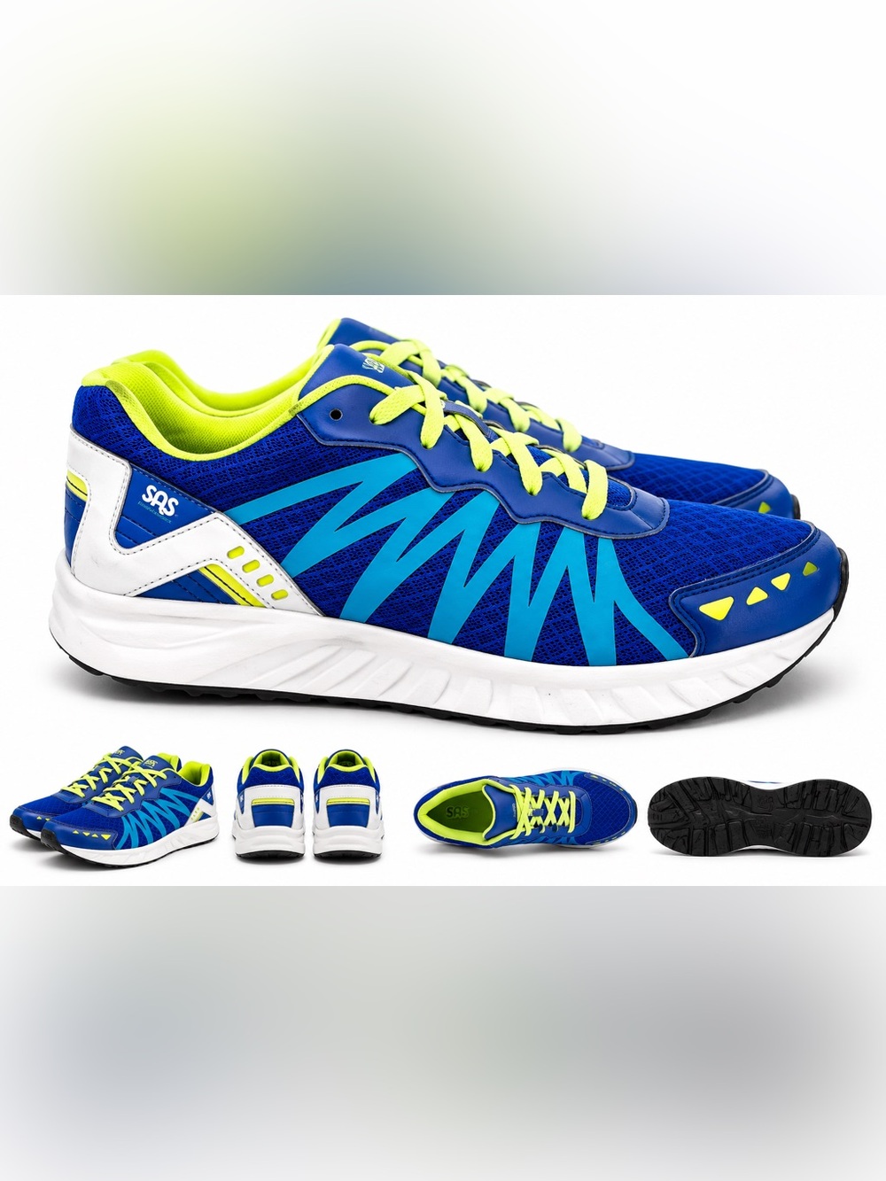 SAS Tempo Sport Sneaker Women’s Size 8 M Blue Turquoise Walking Shoes Lace Up